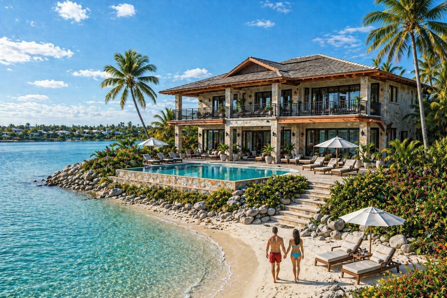 Port Elysium beachfront villa