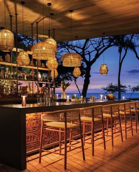 Sunset cocktail bar at Port Elysium